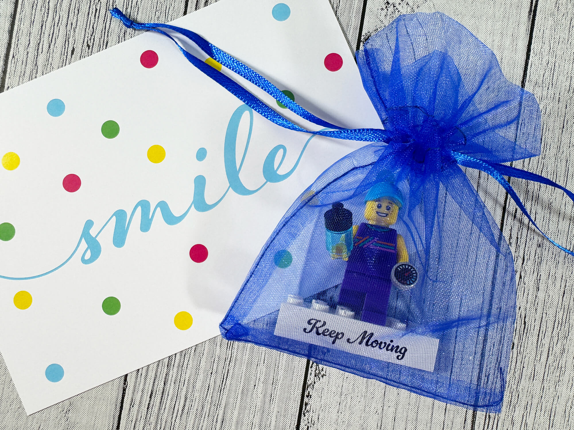 Personalisierte LEGO® Figur Läufer - Geschenkverpackung