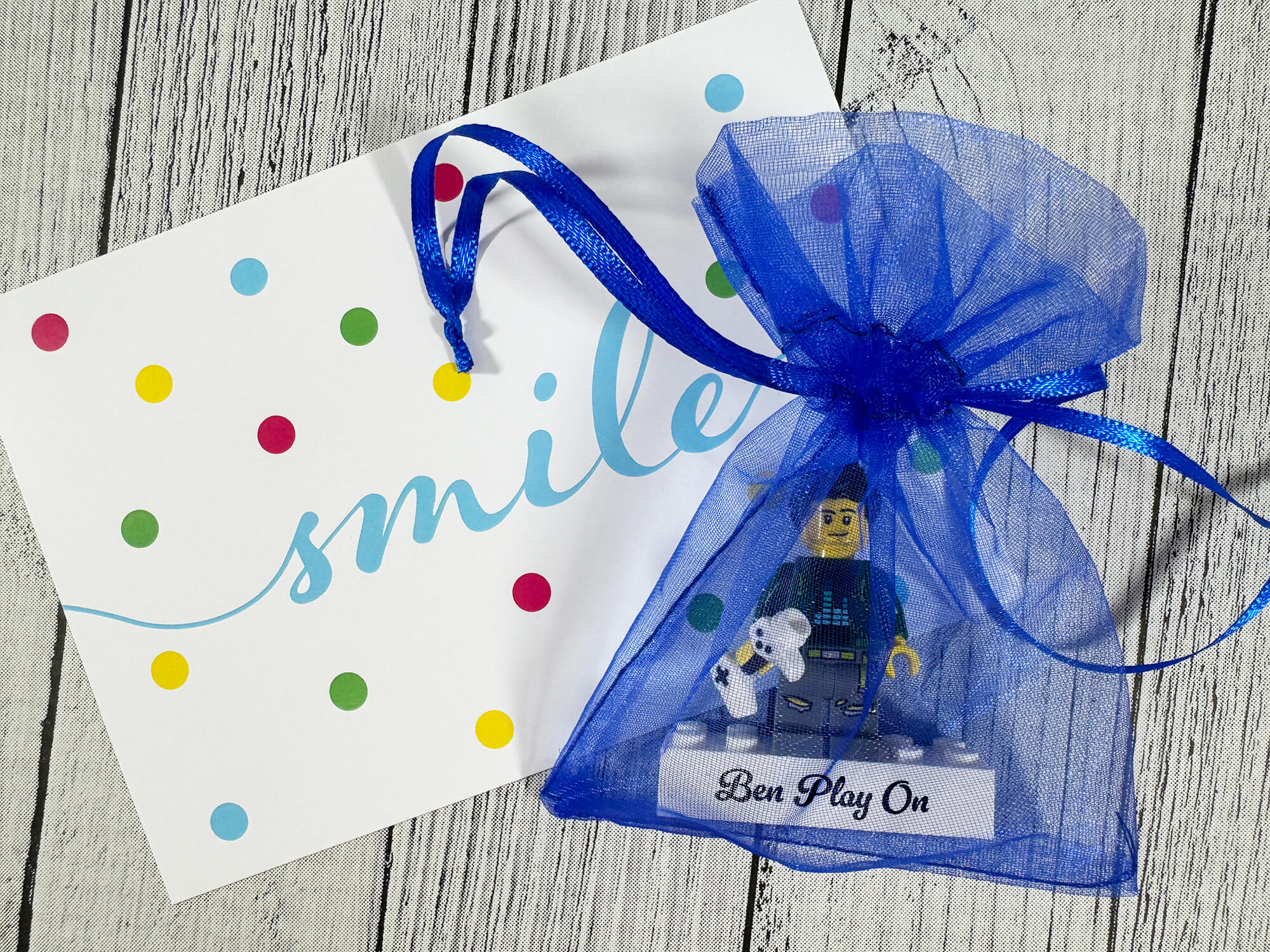 Personalisierte LEGO® Figur Gamer - Geschenkverpackung